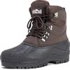 Polar Uomo Short Rete Di Nylon Anatra Impermeabile Suola Allacciare Inverno La Neve Stivali - Marrone - UK12/EU46 - YC0440
