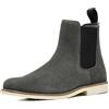 SL-Saint Stivali Chelsea Classici Fatti a Mano Per Gli Uomini Moda Vera Pelle di Mucca Slip On (Grigio Pelle, Adulto, Uomo, 42, Numero, Sistema Taglie Calzature EU, Media)