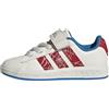adidas Unisex - Bambini e Ragazzi Marvel Spider-Man Grand Court Shoes Kids, Cloud White/Pure Ruby/Bright Blue, 30 1/2 EU
