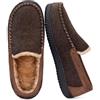 RockDove Pantofole Uomo Hearthfire in Memory Foam Moc, 41EU, Caffè
