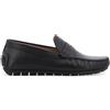 Melluso Mocassino in Pelle Nero Primavera Estate Uomo