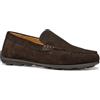 Geox U SPHERICA EC16 A, Mocassino Uomo, Dark Brown, 41 EU