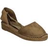 Skydiva | Espadrillas piatte Fancy da donna - Iuta di Sparto - Espadrilles con nastri, comodi e versatili - combinabili - Stilose - Moda, marrone, 40 EU