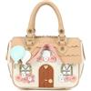 Braccialini Temini Borsa a mano in pelle con doppi manici e tracolla regolabile e removibile, pensata per accompagnarti con stile nella quotidianità. La sua silhouette richiama una graziosa casetta di