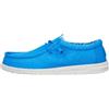 HEYDUDE Men Wally Stretch Canvas Blue Casual Moccasin 42 EU