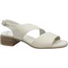 Melluso Sandalo Donna Comodo Basso in Pelle Beige Crema k56062q 41