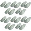 Teceyfeet Pantofole unisex per ospite, per spa, hotel, viaggi, casa, feste, 10 paia di lussuose pantofole lavabili e non usa e getta, morbide pantofole per pedicure