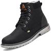 Mishansha Scarpe Uomo Donna Invernali Impermeabili Antiscivolo Stivaletti Invernali con Pelo Nerointenso,GR.37