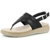 inblu Sandali Donna Infradito con Cinturino con Fibbia Regolabile, Plantare in Tessuto Imbottito