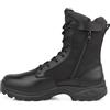 LUDEY Stivali Militari Cerniera Uomo Stivali Tattici Stivali Combattimento Stivali Escursionismo Anfibi Militari Uomo Scarpe da Trekking IDS 928-Nero 47 EU