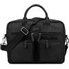 LEABAGS Dallas Borsa a spalla I Borsa per computer portatile da 15 pollici I Borsa Messenger in vera pelle di bufalo I Borsa in pelle vintage I Borsa da scrivania I Borsa da lavoro I 38x29x12cm