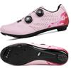 LZQpearl Strada Scarpe da Ciclismo, Uomo Donna Scarpes da Bici Professionali, Sneakers da Ginnastica per Bicycle da Esterno PRO Unisex Compatibili con Tutti i Modelli SPD-SL e Look (Pink,37)