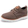 Bruno Marc Eleganti Stringate Scarpe per Ragazzi Scarpe Oxford in Tessuto Lavorato a Maglia Traspirante Scarpe da Festa per Matrimonio Abito da Riunione,Size 31,Marrone,SBOX2503K