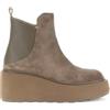 CAFèNOIR - Tronchetti In Pelle Scamosciata E Pelle, Da Donna, Colore Taupe, Taglia 39