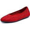 Skechers Cleo 2.0 Glitzy Daze - Ballerine da Donna, Rosso, 36.5 EU