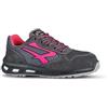 U-POWER DON'T WORRY... BE HAPPY! U-Power - Baskets de sécurité basses pour femmes légères et confortables VEROK - Environnements secs - S1P SRC 40 Gris / Rose