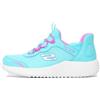 Skechers Bambine e ragazze Bounder Simple Cute Slip-In ALLENATRICE, Turquoise Synthetic/Trim, 36.5 EU