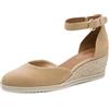 Tamaris Décolleté da donna con zeppa in pelle marrone 36 EU