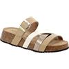 GRÜNLAND il benessere è naturale Grunland ENNA CB3055 Terra Multi Beige Ciabatte Donna Zeppa Fasce Strappo 39