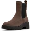 Camper Milah K400575, Stivaletto Chelsea Donna, Marrone scuro 018, 36 EU