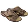 ESTRO Ciabatte Uomo Estive Pelle - Sandali Uomo Ciabatte in Pelle con Suola Gomma Antiscivolo s1 (41 EU, Marrone)