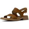 Camper Dana K201486 - Sandali da donna a 2 stringhe, misura media, marrone 014, 37 EU