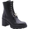 Nero Giardini I411905D Anfibi Donna in Pelle - Nero 36 EU