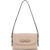 GUESS Lefia Flap Shoulder Bag, Borsa a Tracolla Donna, Semplicemente Tortora, Taglia Unica