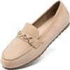 DREAM PAIRS Mocassini da Donna, Casual, Comode, Slip-on, Leggere Scarpe da Lavoro e Passeggio,Size 36.5,Cammello,DWUMSP2501