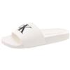 Calvin Klein Sandalo Slide Arin Donna, Bianco 140, 38 EU