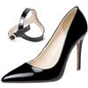 Bviennic Décolleté a Spillo da Donna Appuntito Tacco Alto Scarpe Fibbia Moda Scarpe da Sera G22773Vm Nero Numero 48 EU/50Cn