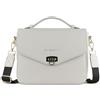 bugatti Ella Classic Bag da donna, borsa a tracolla in pelle sintetica effetto Saffiano, beige