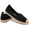 GLAMORA Espadrillas Donna Ballerine Slip On Scarpe Basse Maglia Traspirante Leggere Comode Estive Suola Gomma Antiscivolo Flessibili Calzatura Casual Comfort Senza Lacci Tessuto Elasticizzato