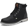 Mishansha Stivali Donna Uomo Invernali Trekking Outdoor Nero Gr.39