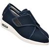 POFH Scarpe Per Artrite Anziani Sandali Larghi Comodi Scarpe Comode Anziani Chiusura Scarpe Piedi Gonfi Donna scarpe da passeggio regolabili per artrite edema pollice valgo (Color : Blue, Size : 38 EU)