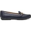 Geox D Annytah Moc, Moccasin Donna, Blu, 36 EU