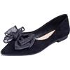 FQLGJMY Ballerine Donna con Punta Sottile, Fiocco e Tacco Basso, Scarpe comode ed Eleganti per Tempo Libero, Matrimoni, Ufficio, Feste e Lavoro