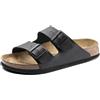 Birkenstock Boston, Slides Unisex Adulto, Nero stretto, 44 EU