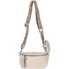 styleBREAKER Borsa a tracolla donna 2 pezzi a mezzaluna | Borsa a tracolla in similpelle 24x15x8,5 cm, tracolla 86-138 cm con motivo a rombi, zip a 2 vie, portamonete 11 cm