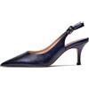 CHMILE CHAU Scarpe Tacchi Sandali Donna-Elegante Stiletto Donna-Stiletto-Sexy Tacco a spillo-Punta Chiusa-Festa-Lusso Moda Flangia Posteriore 39-CHC-19, 45 Blu E, 37.5 EU
