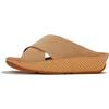 FitFlop Lulu Lux - Ciabatte incrociate in pelle scamosciata con trama grafica Lulu Lux | Sandali slip-on ergonomici leggeri antiscivolo