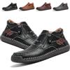 SYT-MD Le Prime Scarpe Giovani da Uomo, Stivali da Guida Slip-on in Pelle Premium Fatti a Mano da Uomo, Punta Larga Casual, da Viaggio e all'aperto
