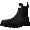 Hunter Stivaletto Chelsea Commando Nero