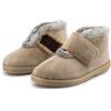 STRAPPO SOFT Pantofole Donna Invernali Chiuse a Strappo Ciabatte Pelose Calde Babbucce Stivaletti da Casa Scarpe Comodo per Anziane STR9351 Khaki 41