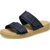 Crocs Brooklyn Buckle Low, Sandali Donna, Nero Abbronzato, 37/38 EU