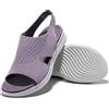 JOMIX Sandali Ortopedici Donna Estive Comodi Elastici Elasticizzati per Anziani Diabetici SD9301 (Rosa, 40)