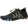 SAGUARO Scarpe da Sport Acquatici Uomo Donna Scarpette Scoglio Traspiranti Leggere Scarpe da Immersione per Piscina Spiaggia Canottaggio Mare Fiume Surf Vela Acqua Cycling, Nero Ragno, 41 EU
