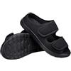 Gaatpot Scarpe per Diabetici Uomo Sandali Ortopedici Donna, Nero, 37 EU