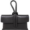 Chicca Borse Borsetta Pochette da Donna in Pelle Dollaro (Testa Moro)