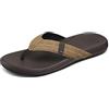 Reef Cushion Phantom Infradito Sandalo Uomo Nero, Marrone chiaro., 14 UK
